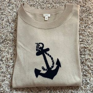J. Crew factory Women’s nautical anchor sweater